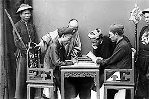 Legislative process under the Nguyen dynasty