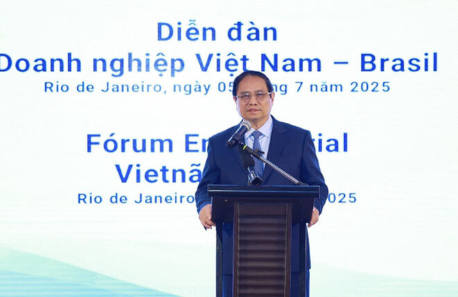 PM vows favorable conditions for Brazilian firms to successfully invest in Vietnam