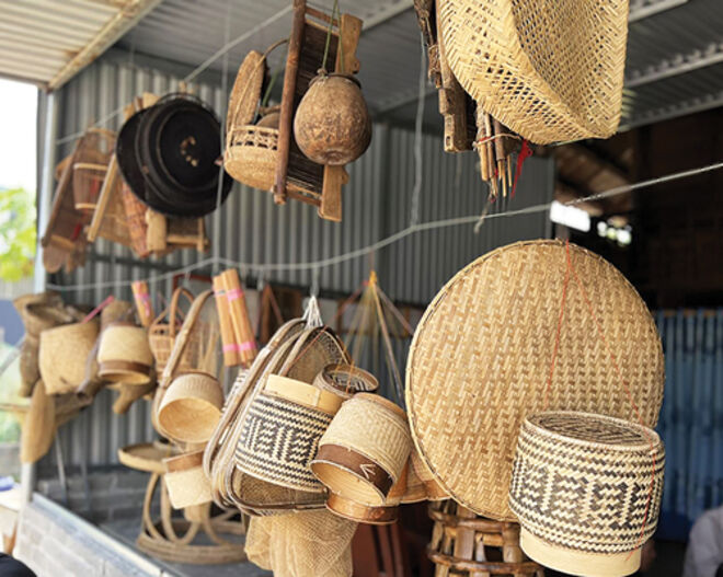 Preserving Thai ethnic people’s rattan and bamboo weaving craft in Dien Bien province