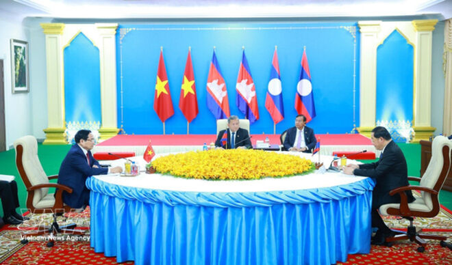 Vietnamese, Lao, Cambodian PMs devise concrete measures to implement Party leaders’ meeting outcomes