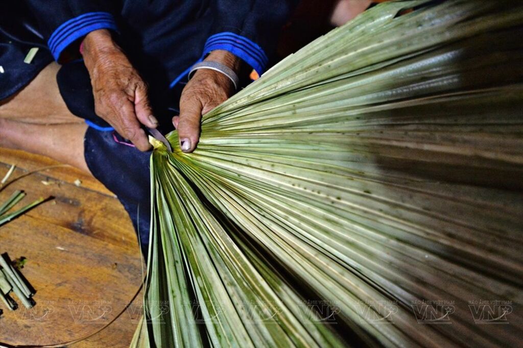 Preserving unique craft of making palm-leaf conical hats