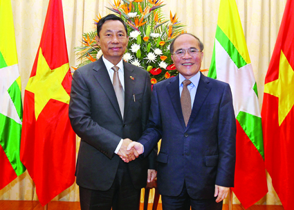 Nation promotes multifaceted cooperation with Myanmar