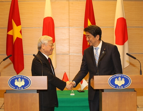 Party chief affirms long-term extensive strategic partnership with Japan