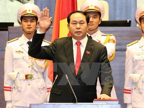 Tran Dai Quang voted in as President