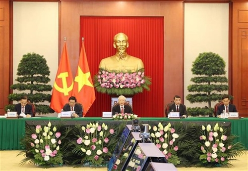 Party chiefs speech at CPC and World Political Parties Summit