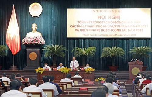 Top legislator chairs conference on Peoples Council affairs