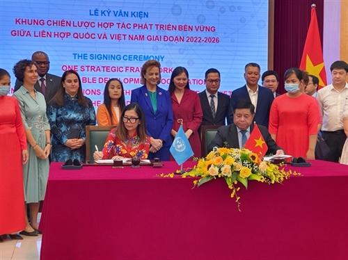 Vietnam UN sign cooperation framework for sustainable development