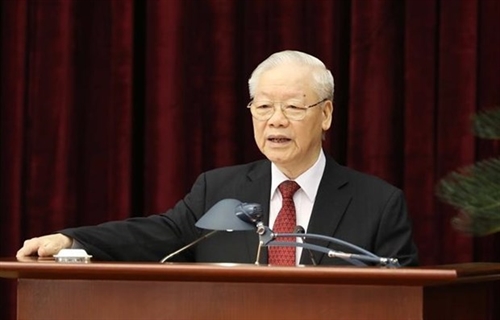 Party leader emphasizes improving leadership in new period